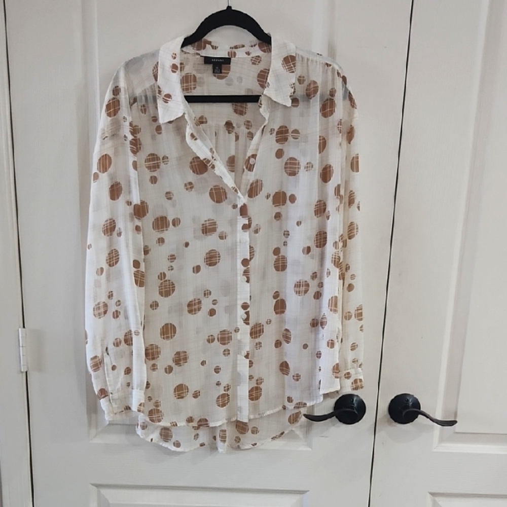 Alfani XL White And Brown